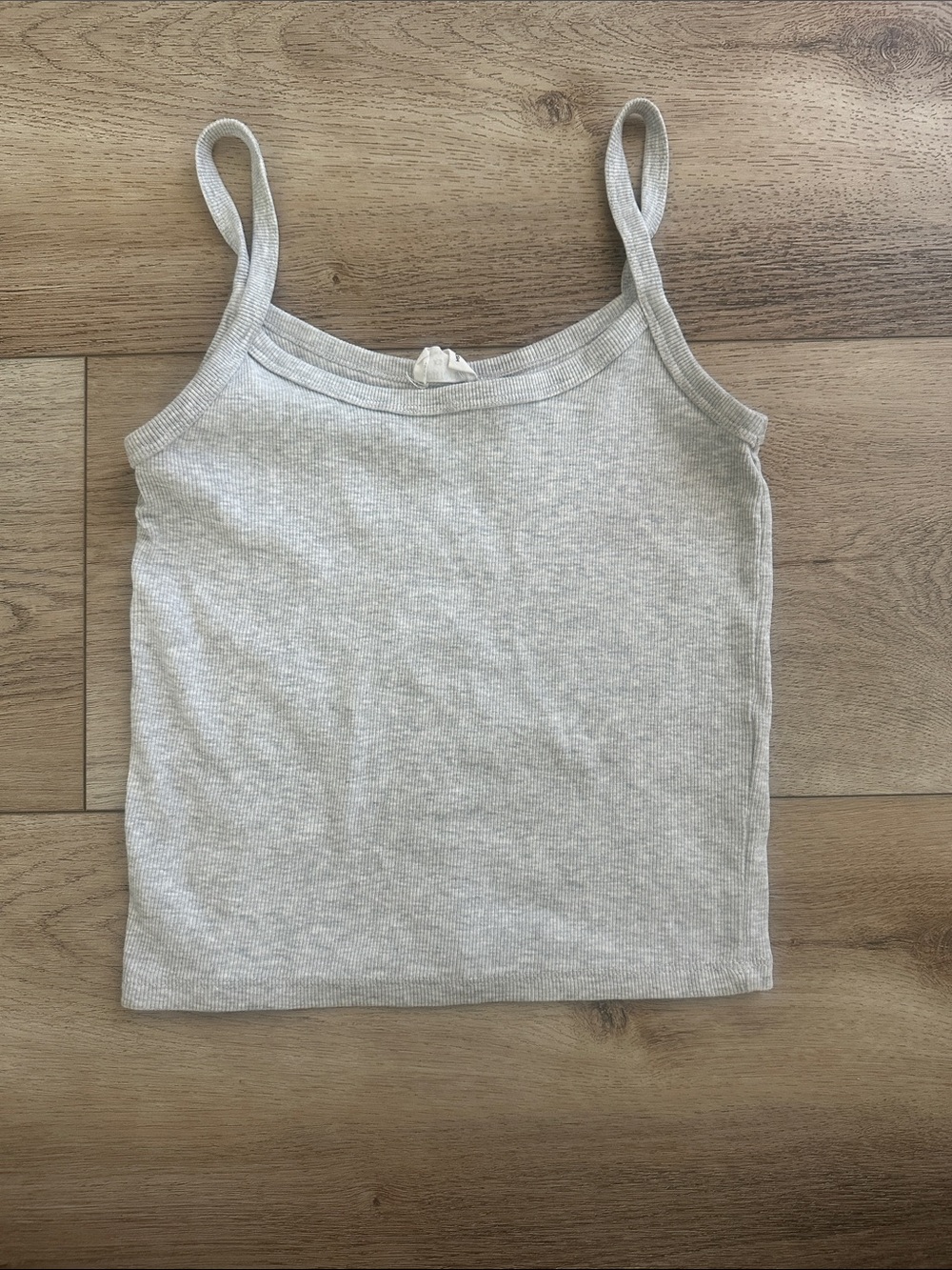 Cotton On Ribbed Tank Top - Light Gray